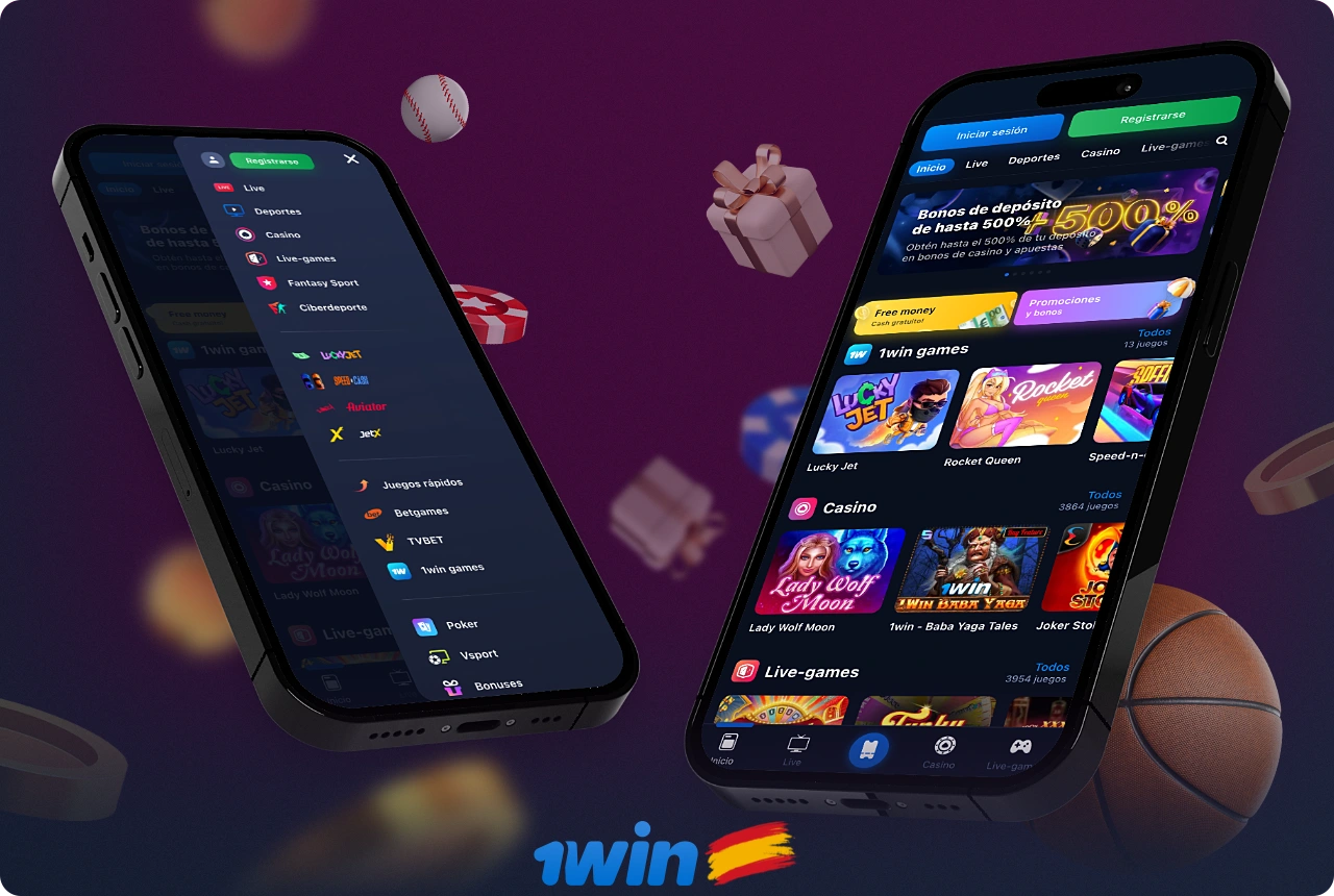 Los usuarios españoles pueden descargar la aplicación móvil de 1win para Android e iOS completamente gratis desde la web oficial